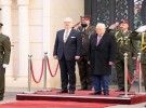 الرئيس يستقبل رئيس جمهورية لاتفيا
