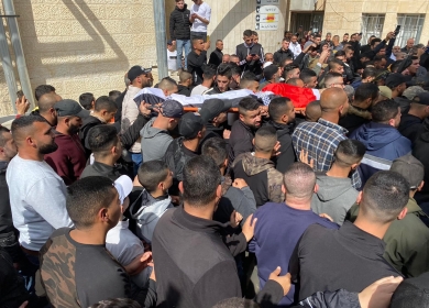 جنين: جماهير غفيرة تشيّع جثماني الشهيدين الحصري ونجم بموكب مهيب
