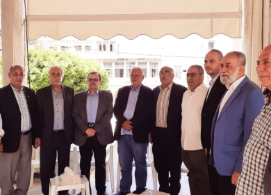 أبو العردات على رأس وفد من فصائل منظمة التحرير الفلسطينية وحركة فتح زار نائبي صيدا المنتخبين د. البزري ود.سعد مهنئا بفوزهما بالإنتخابات النيابية