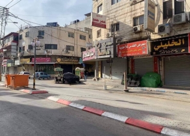 الاضراب الشامل يعم محافظة بيت لحم حدادا على روح الشهيد الطفل زيد غنيم