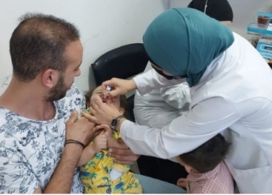انتهاء الجولة الأولى من حملة التطعيم ضد شلل الأطفال في القدس وبيت لحم
