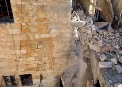 الاحتلال يهدم منزلا في بلدة قراوة بني حسان غرب سلفيت