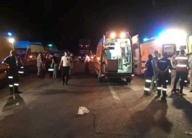 حادث سير مروع يخلّف 17 قتيلا في سوهاج بمصر