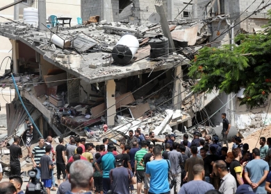 جاليات وجمعيات فلسطينية تندد بالعدوان الاسرائيلي الأخير على غزة ونابلس