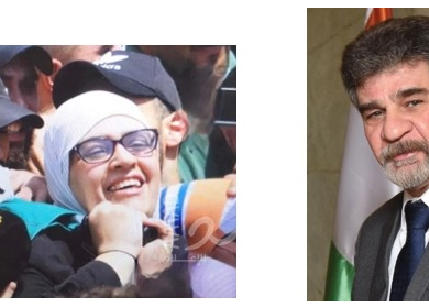 السفير عبد الهادي يعزي خنساء فلسطين والدة الشهيد إبراهيم النابلسي