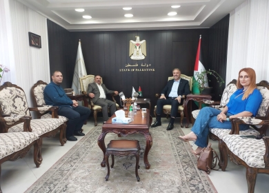 الوزير عساف يستقبل رئيس المركز الوطني لإدارة مخاطر الكوارث