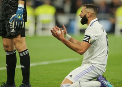 بنزيمة يهدر ركلة جزاء في تعادل ريال مدريد مع أوساسونا