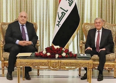الرئيس يهنئ عبد اللطيف رشيد لمناسبة تسلمه رئاسة الجمهورية العراقية