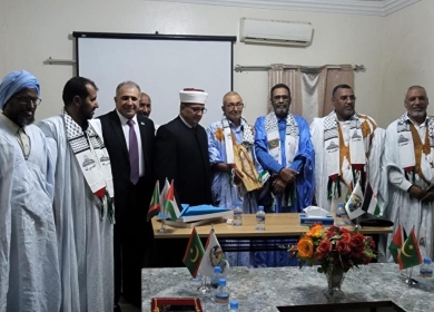 البكري يطلع وزير العدل الموريتاني والأمين العام للرباط الوطني على انتهاكات الاحتلال