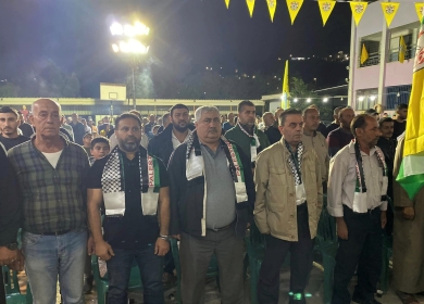 جنين: مهرجان تأبيني للشهداء الثلاثة عدي وعبد الرحمن وأحمد في كفردان