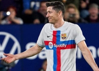 برشلونة يعتزم الطعن ضد إيقاف ليفاندوفسكي 3 مباريات