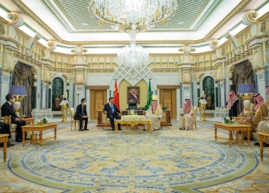 السعودية والصين تؤكدان ضرورة إيجاد أفق حقيقي يكفل إقامة دولة فلسطينية مستقلة على حدود 67