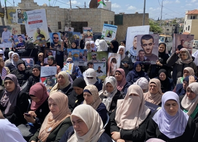 جنين: وقفة للمطالبة باسترداد جثامين الشهداء المحتجزة لدى الاحتلال