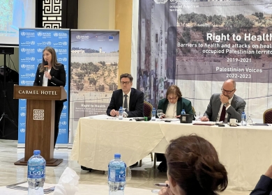 منظمة الصحة العالمية: النظام الصحي الفلسطيني يعاني من تداعيات التهجير طويل الأمد واللجوء والاحتلال