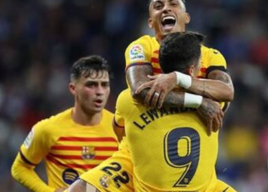 برشلونة بطلا للدوري الإسباني