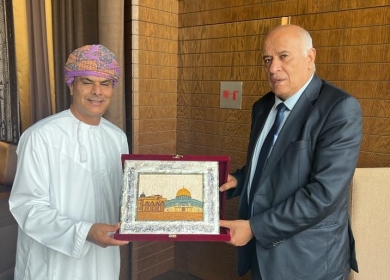 الرجوب يبحث مع مدير عام الكشافة العمانية تعزيز التعاون
