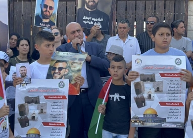 جنين: وقفة إسناد للأسرى وللمطالبة بالإفراج عن جثامين الشهداء المحتجزة