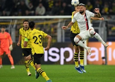 دورتموند يفرض التعادل السلبي على ميلان في دوري الأبطال