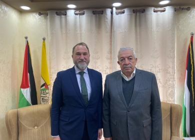 العالول يبحث مع القنصل اليوناني العام آخر المستجدات في فلسطين