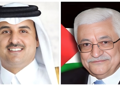 الرئيس وأمير قطر يتباحثان في آخر المستجدات على الساحة الفلسطينية