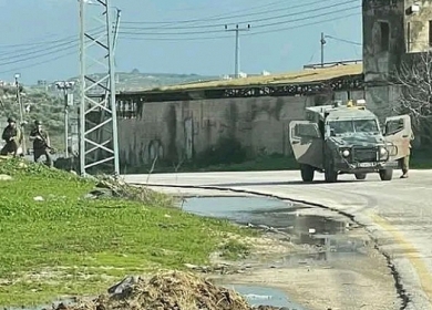 استشهاد شاب برصاص الاحتلال شرق نابلس