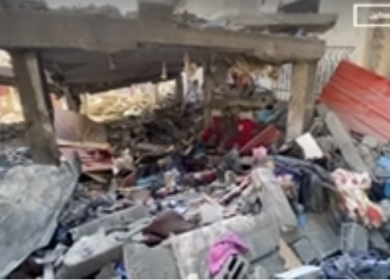 استشهاد مواطنين بقصف منزل في رفح