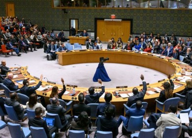 مجلس الأمن يناقش اليوم الأوضاع في الشرق الأوسط بما فيها القضية الفلسطينية