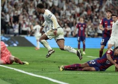 ريال مدريد يهزم برشلونة بضربة قاضية لبيلينغهام في كلاسيكو الدوري الإسباني