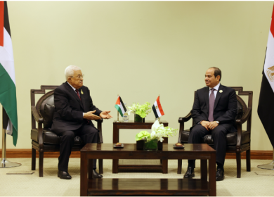 الرئيس يجتمع مع نظيره المصري