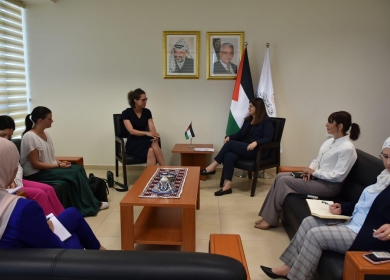 شاهين تودع سفيرة هنغاريا لدى دولة فلسطين لمناسبة انتهاء مهامها الرسمية
