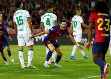 برشلونة يفوز 1-صفر على خيتافي ليواصل انطلاقته المثالية في الدوري