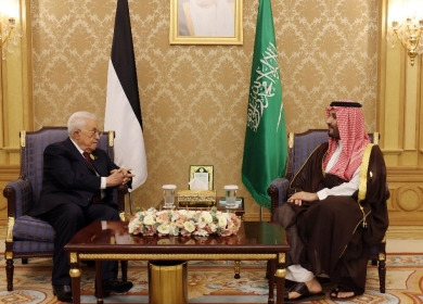 الرئيس يجتمع مع ولي العهد السعودي