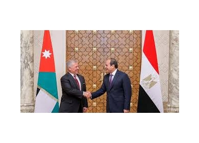 ملك الأردن والرئيس المصري يؤكدان ضرورة تكثيف الجهود الدولية للوقف الفوري للحرب الإسرائيلية على غزة
