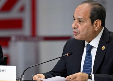 الرئيس المصري: تهجير الشعب الفلسطيني سيؤدي إلى تفريغ فكرة حل الدولتين