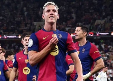 رابطة الدوري الإسباني تستأنف ضد قرار السماح لبرشلونة بالاحتفاظ بالثنائي أولمو وفيكتور