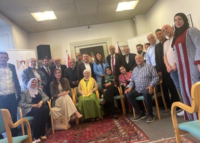الوزيرة شاهين تلتقي ممثلين عن الجالية الفلسطينية في الدنمارك