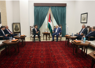 الرئيس يستقبل رئيس مجلس إدارة الجامعة العربية الأمريكية
