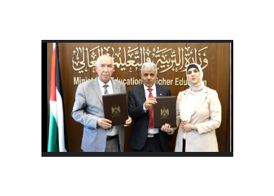 برهم والزعتري يوقّعان اتفاقية لإفادة طلبة جامعة الزيتونة من صندوق إقراض الطلبة