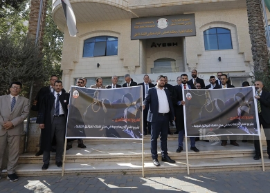 نقابة المحامين تنظم وقفات حقوقية رفضا لمشروع قانون إعدام الأسرى