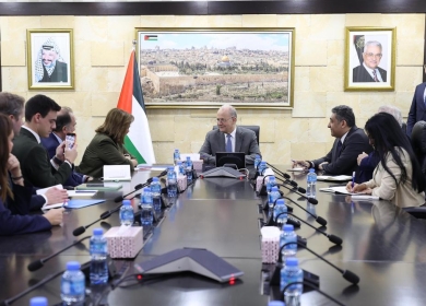 مصطفى يبحث مع وفد من المجلس الأوروبي آخر المستجدات