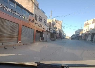 الاضراب يعم محافظة بيت لحم حدادا على روح الشهيد الطفل صلاح