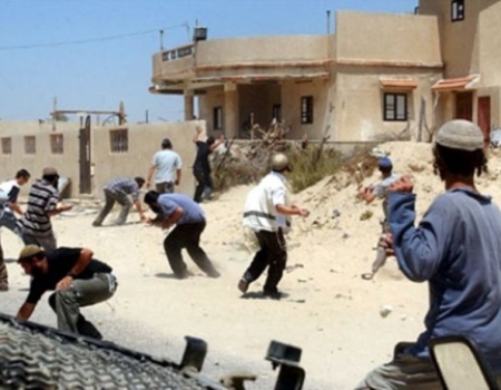 مستعمرون يهاجمون منازل المواطنين في قرية المنية جنوب شرق بيت لحم