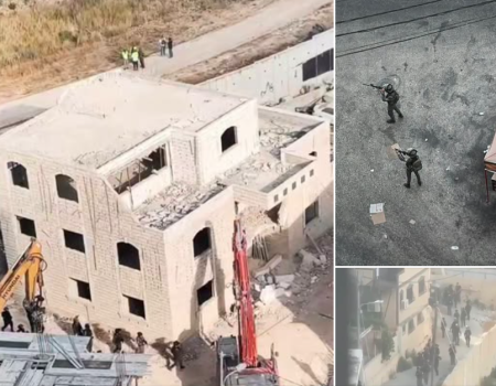 الاحتلال يهدم منزلا وبناية سكنية في كفر عقب شمال القدس
