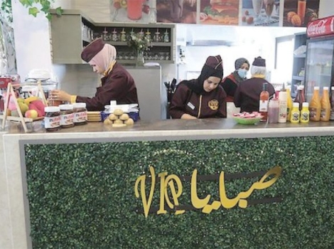«صبايا VIP» أول مطعم خاص بالنساء في غزة