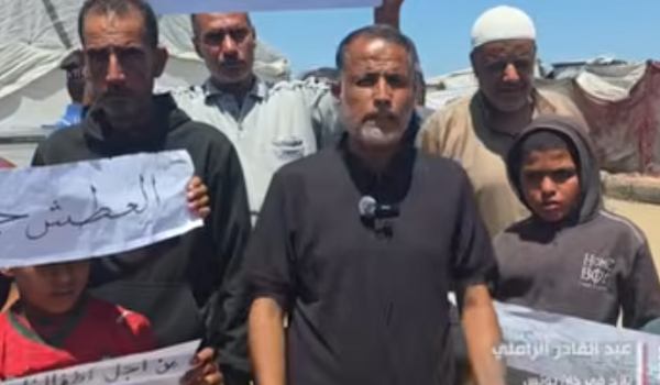 مطالبة بتوفير المياه للنازحين في خان يونس