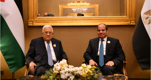 الرئيس يجتمع مع نظيره المصري