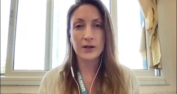  مسؤولة الاتصالات بوكالة الأمم المتحدة لغوث وتشغيل اللاجئين الفلسطينيين (الأونروا) لويز ووتردج